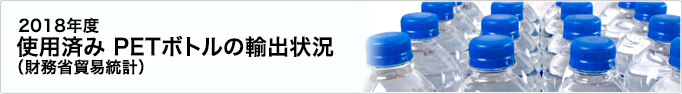 使用済み PETボトルの輸出状況 (財務省貿易統計)