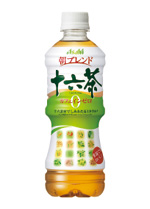 画像:アサヒ飲料株式会社 アサヒ十六茶 500ml ボトル重量18g(従来重量24g)