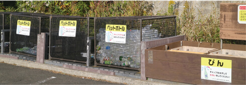 設置されているリサイクルステーション