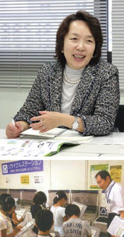 写真:ユニーの環境学習