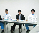 画像:写真左より 大高氏、大石氏、白柳氏