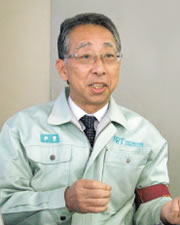 画像：代表取締役社長　中里 誠一 氏