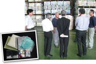 再生原料を使用したカーペットや繊維