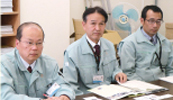 （左から） 山本氏、野津氏、小谷氏