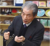 製品について語る森社長