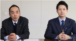 （左から）坂本氏、黒澤氏